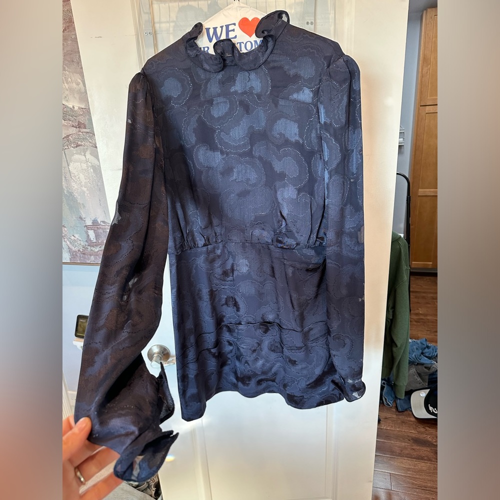 *LIKE NEW*Sz 12*Saloni* Jacquard Rina B Dress